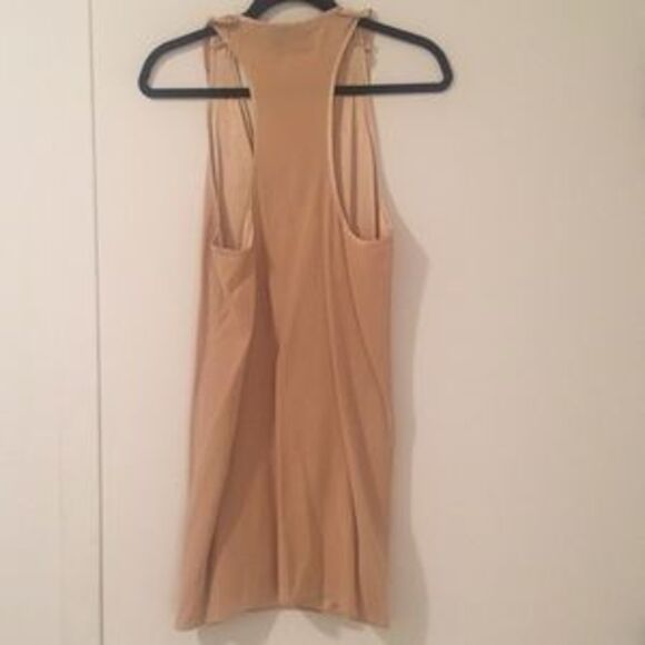 Gold silk dress - Picture 2 of 3